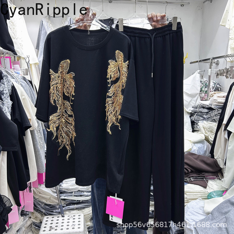 Embroidery Cotton Shirt - New Spring Summer Women Two-piece Set