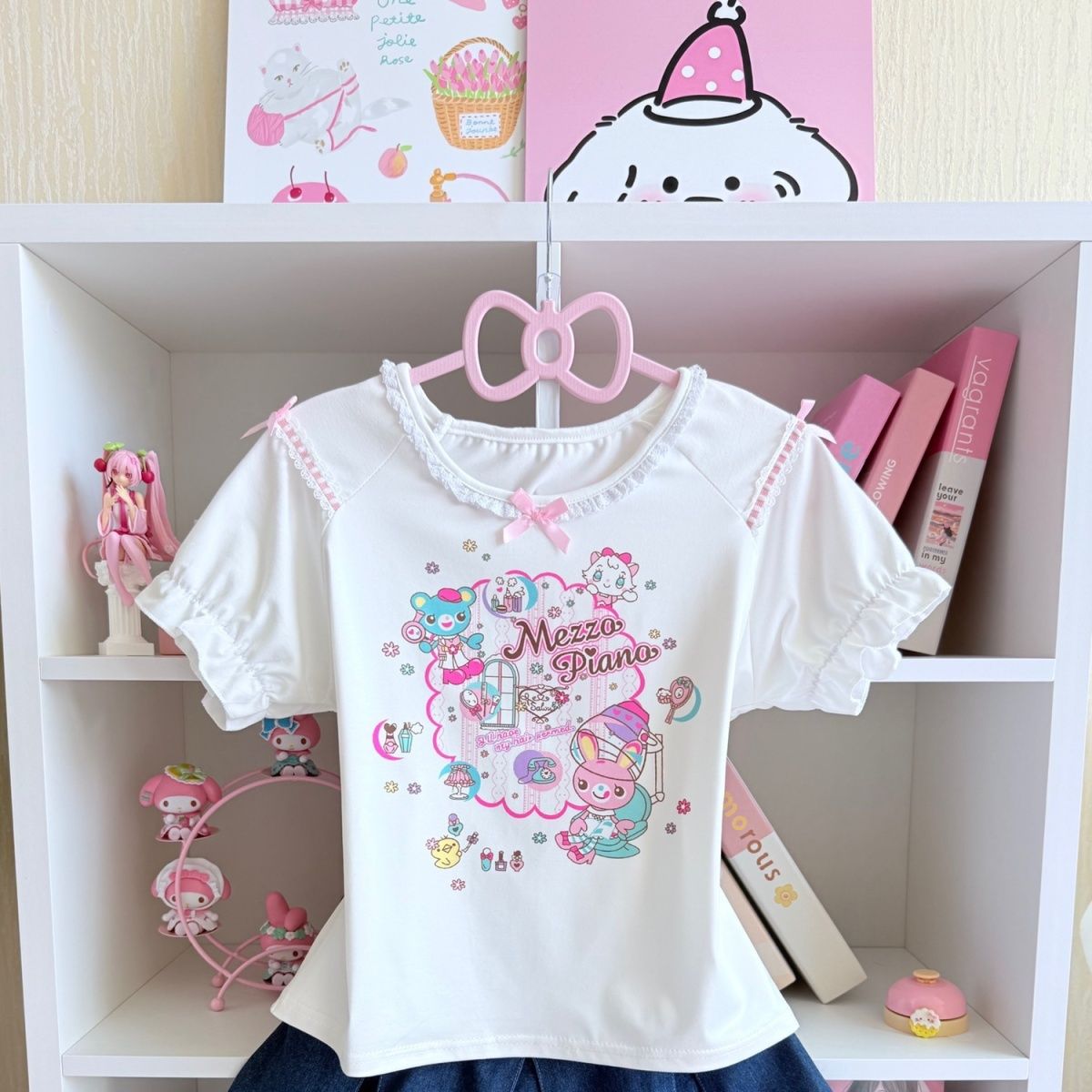 Japanese Sweet Skirt Sets Summ - Embroidery Cotton Shirt review and price