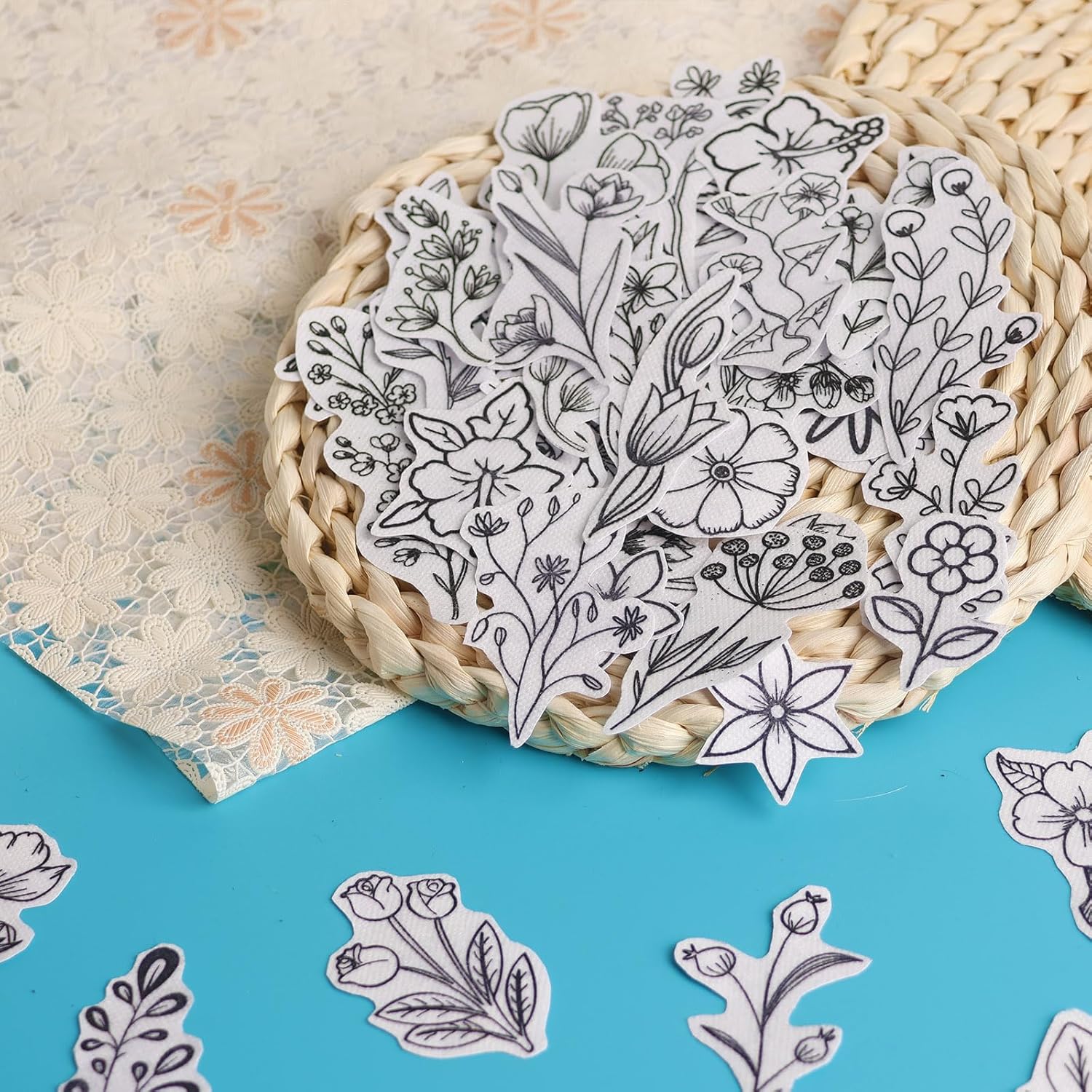 50Pcs Water Soluble Embroidery - Embroidery Quilting review and price