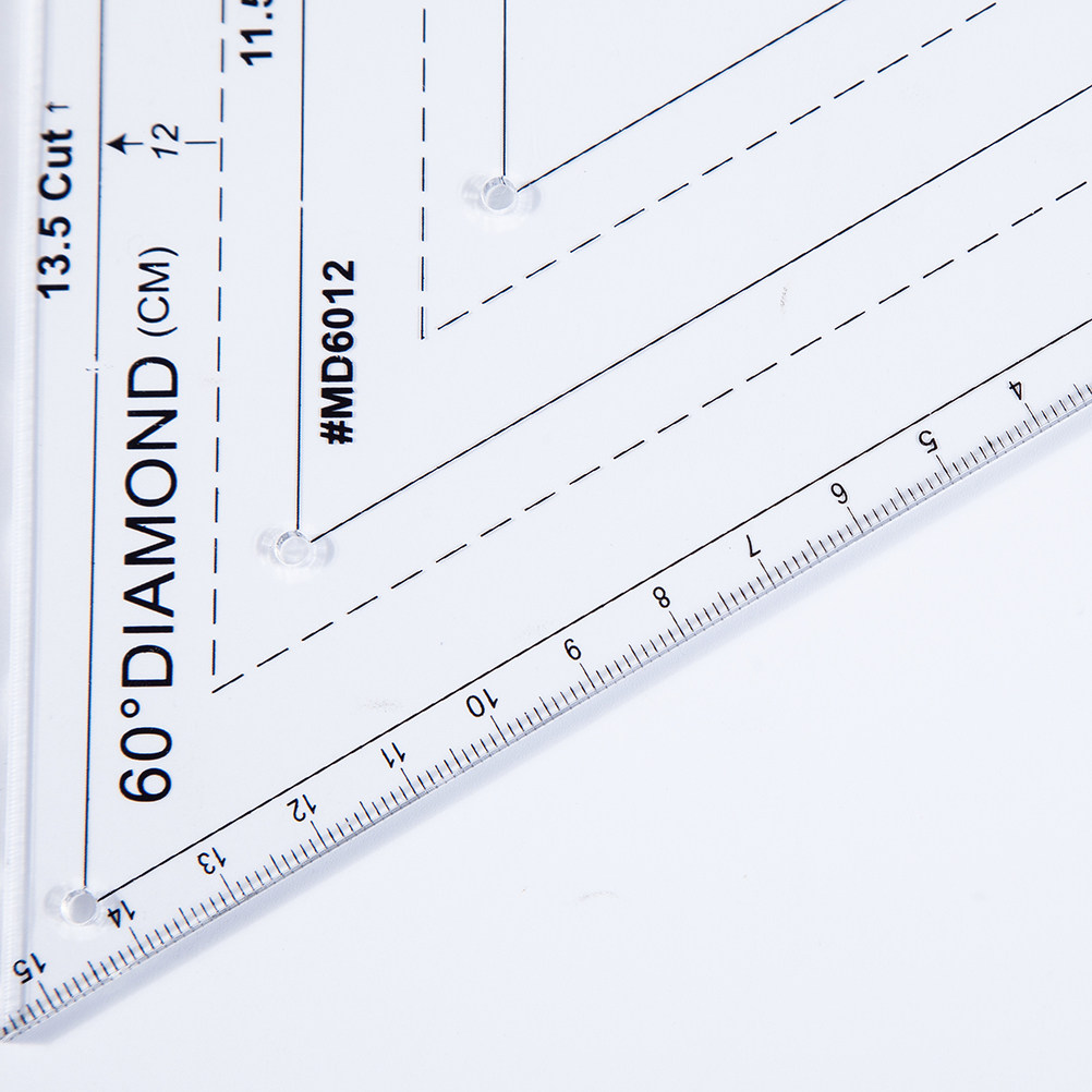 Acrylic Quilting Ruler 60 Degr - Embroidery Quilting review and price