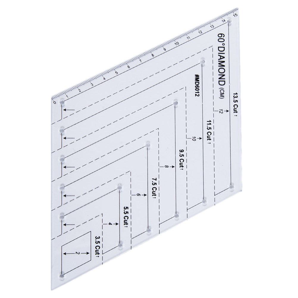 Acrylic Quilting Ruler 60 Degr - Embroidery Quilting review and price