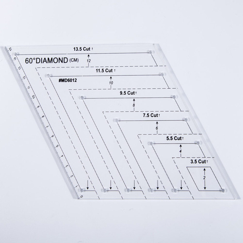 Acrylic Quilting Ruler 60 Degr - Embroidery Quilting review and price
