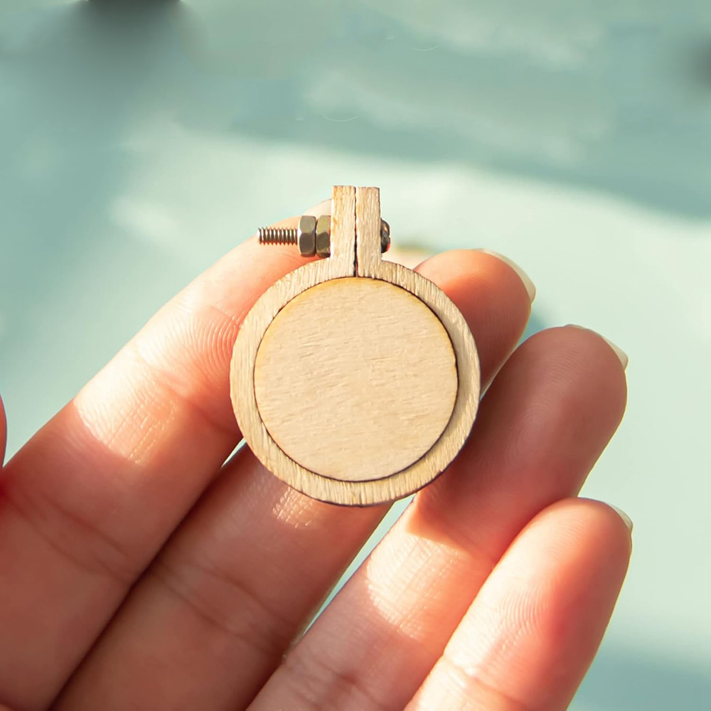 10Pcs/Set Wooden Mini Embroide - Stitch Marker Ring review and price