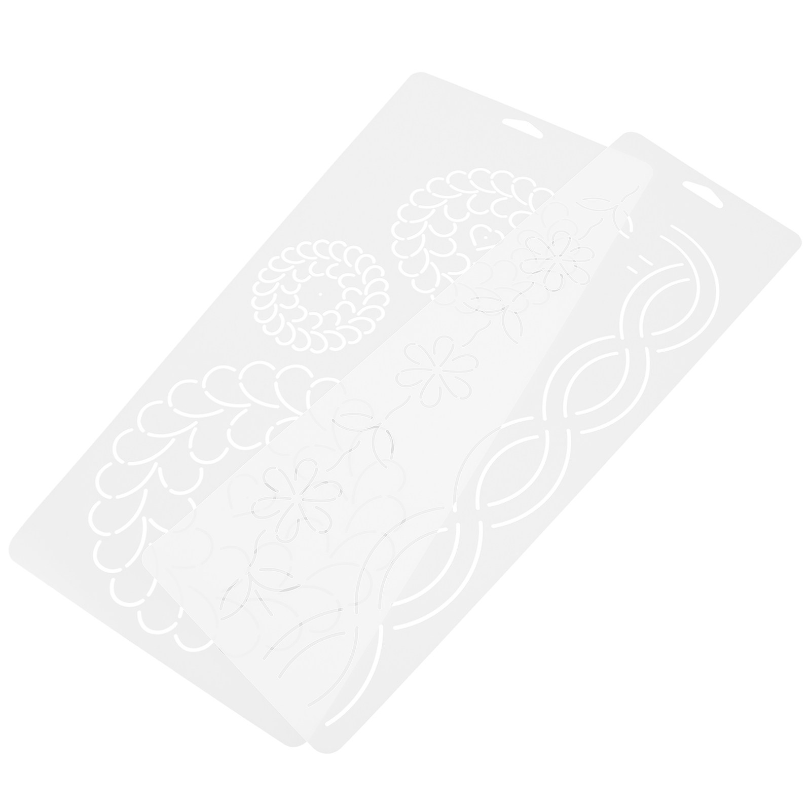 2Pcs Quilting Templates Set Tr - Embroidery Quilting review and price