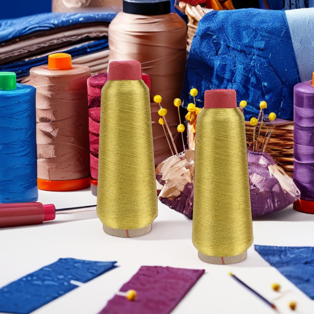 2 Rolls Premium Golden Metalli - Embroidery Quilting review and price