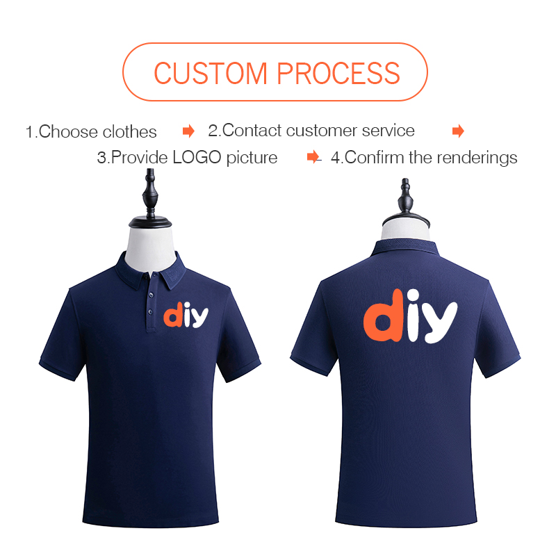 Personality Customization polo - Embroidery Cotton Shirt review and price