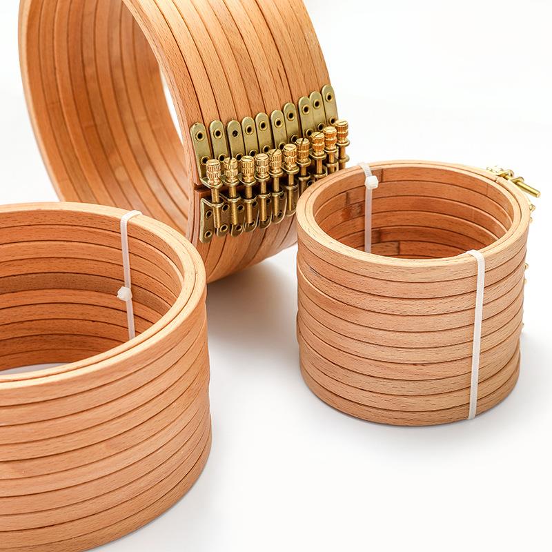 1pcs High Quality Beech Wood E - Stitch Marker Ring review and price