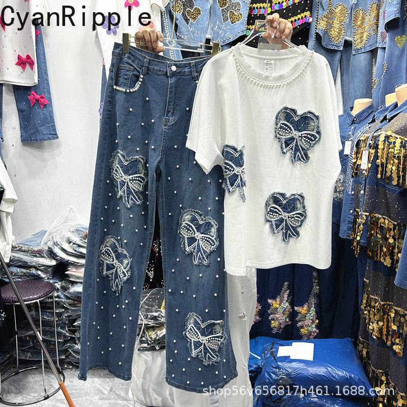 New Spring Summer Women Two-pi - Embroidery Cotton Shirt review and price