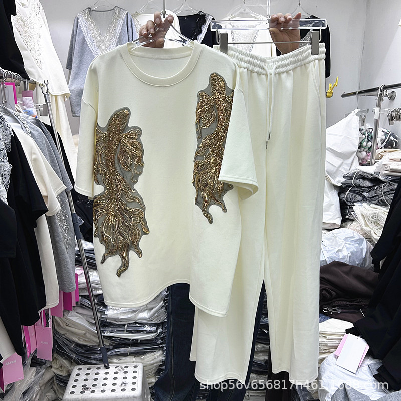 New Spring Summer Women Two-pi - Embroidery Cotton Shirt review and price