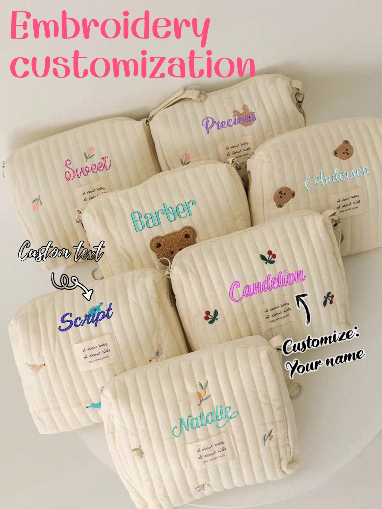 Custom Name Embroidery Baby Di - Embroidery Quilting review and price